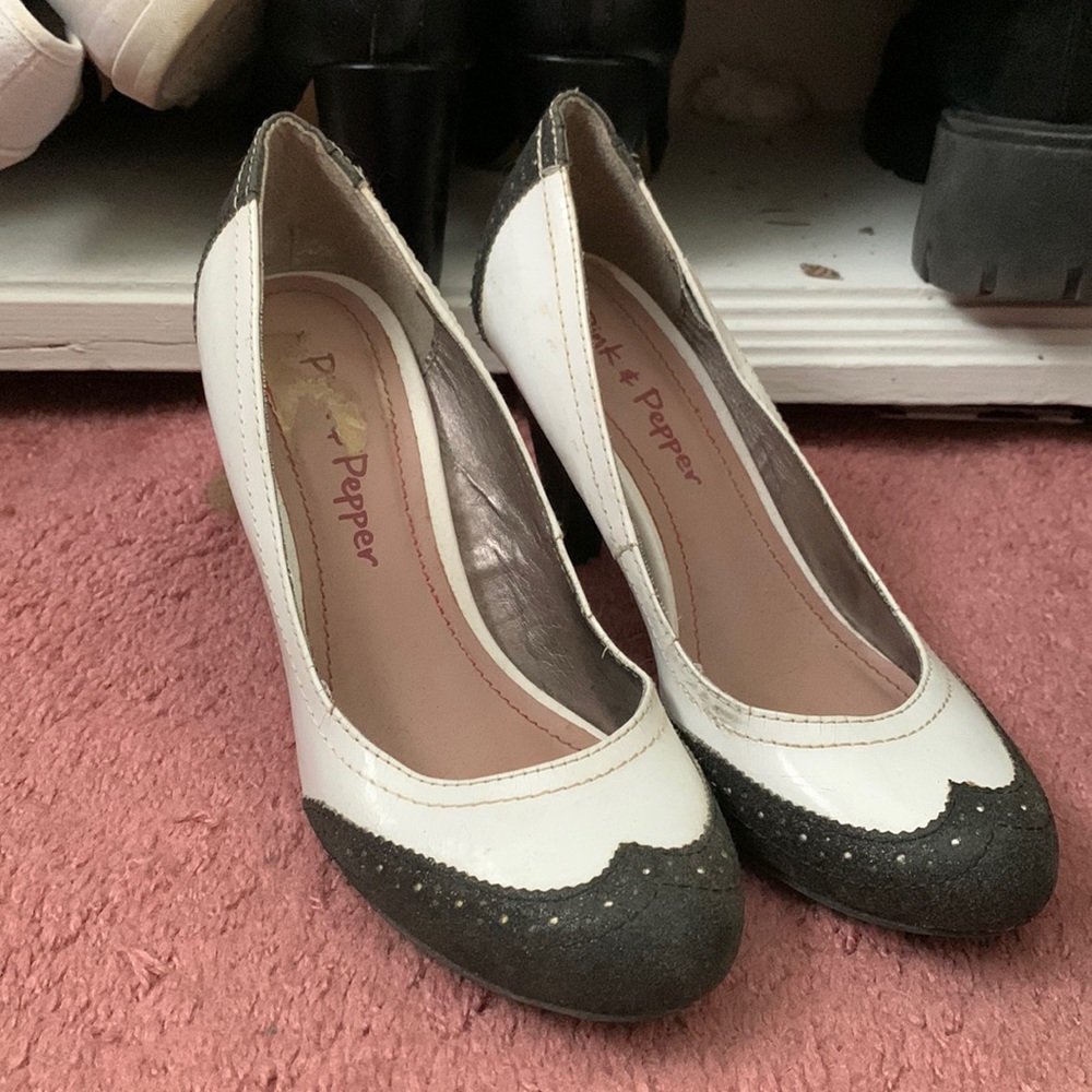 Shoes I put grew! Haven't been worn in a while. Comfortable when I fit in them